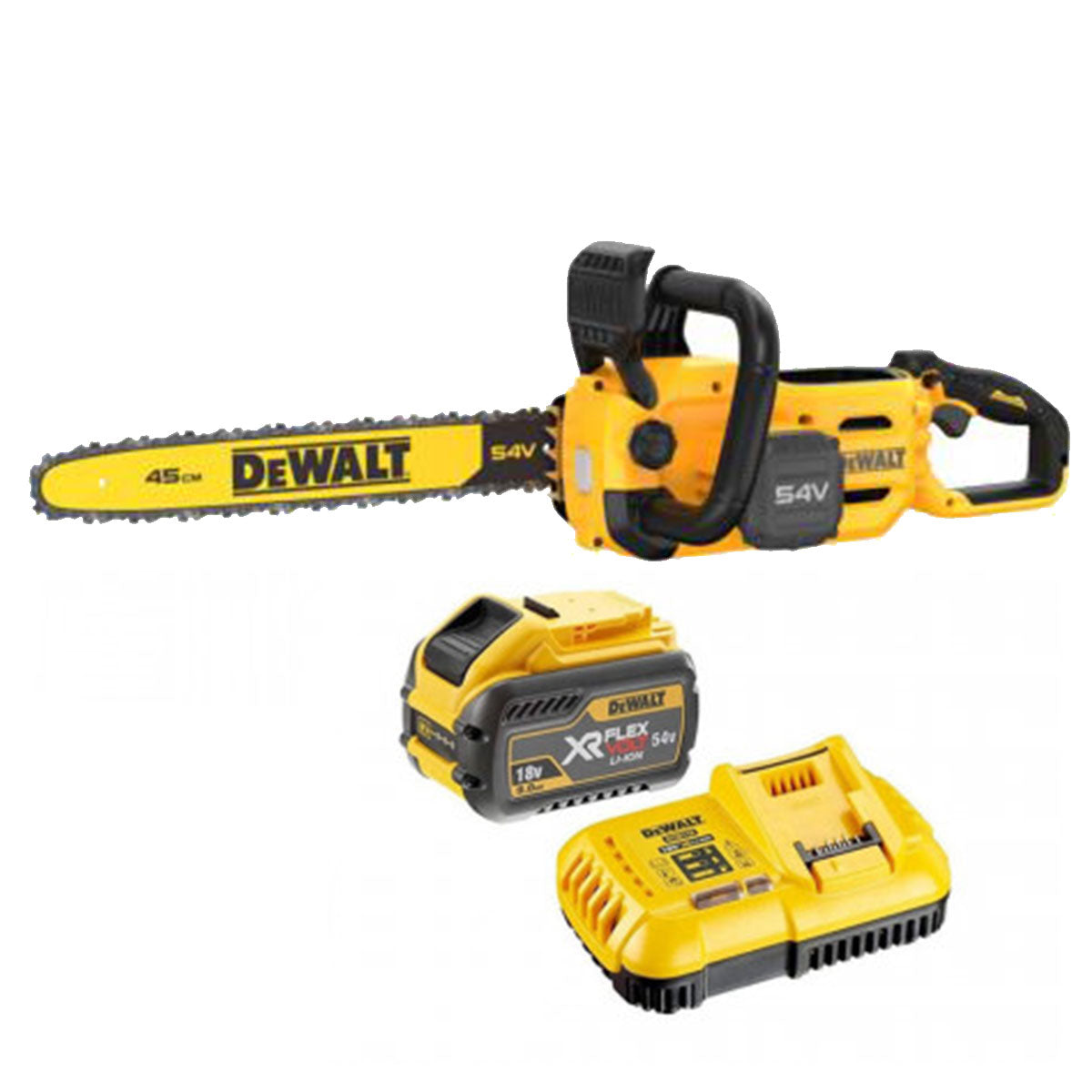 Flexvolt Electric Saw 50cm Bar, BRUSHLESS Motor, 9Ah High Power Battery and ACCESSORIES - DeWALT - DCMCS575X1-QW Flexvolt Electric Saw 50cm Bar, BRUSHLESS Motor, 9Ah High Power Battery and ACCESSORIES - DeWALT - DCMCS575X1-QW